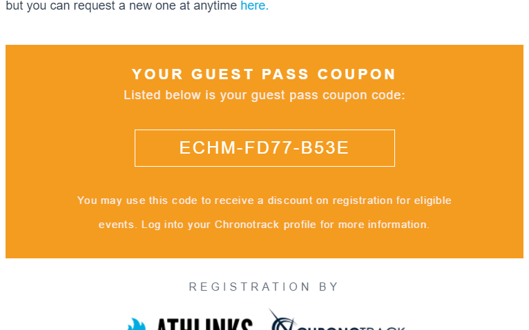 How to Add and Use Guest Pass Coupons – ChronoTrack Event Director Support